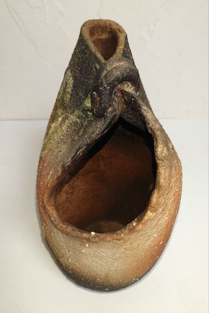 【6点】信楽焼 花瓶 花器 一輪挿 陶芸 明山 工芸 生花 和