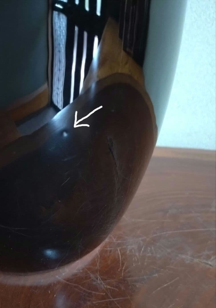 花瓶 藤森兼明 アールデコテイスト ブラック ポストモダン 黒 フラワーベース