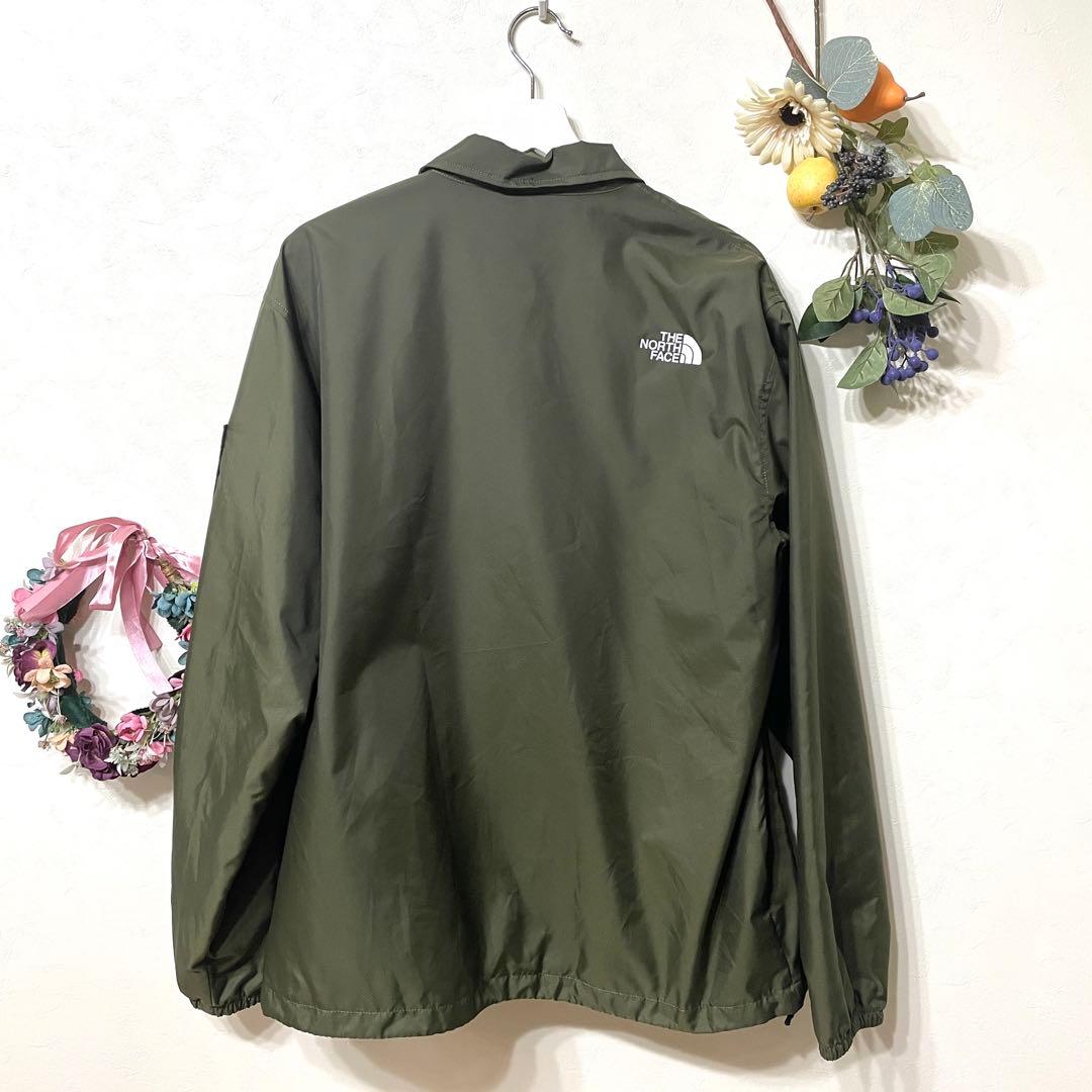 美品【ノースフェイス】アウター　コーチジャケット（X L）カーキ