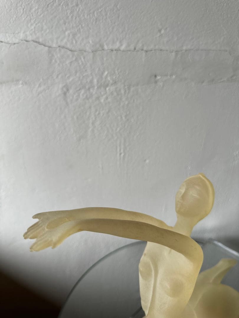 クリスタル オブジェ アンティーク ヴィンテージ レトロ アート 置物 希少