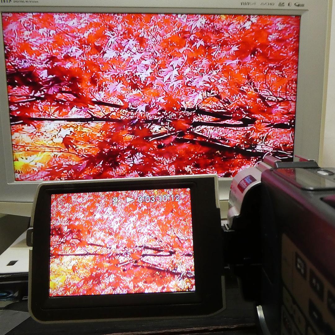 動作品ソニー DCR-TRV7 MiniDVビデオカメラ　DVDダビングに最適