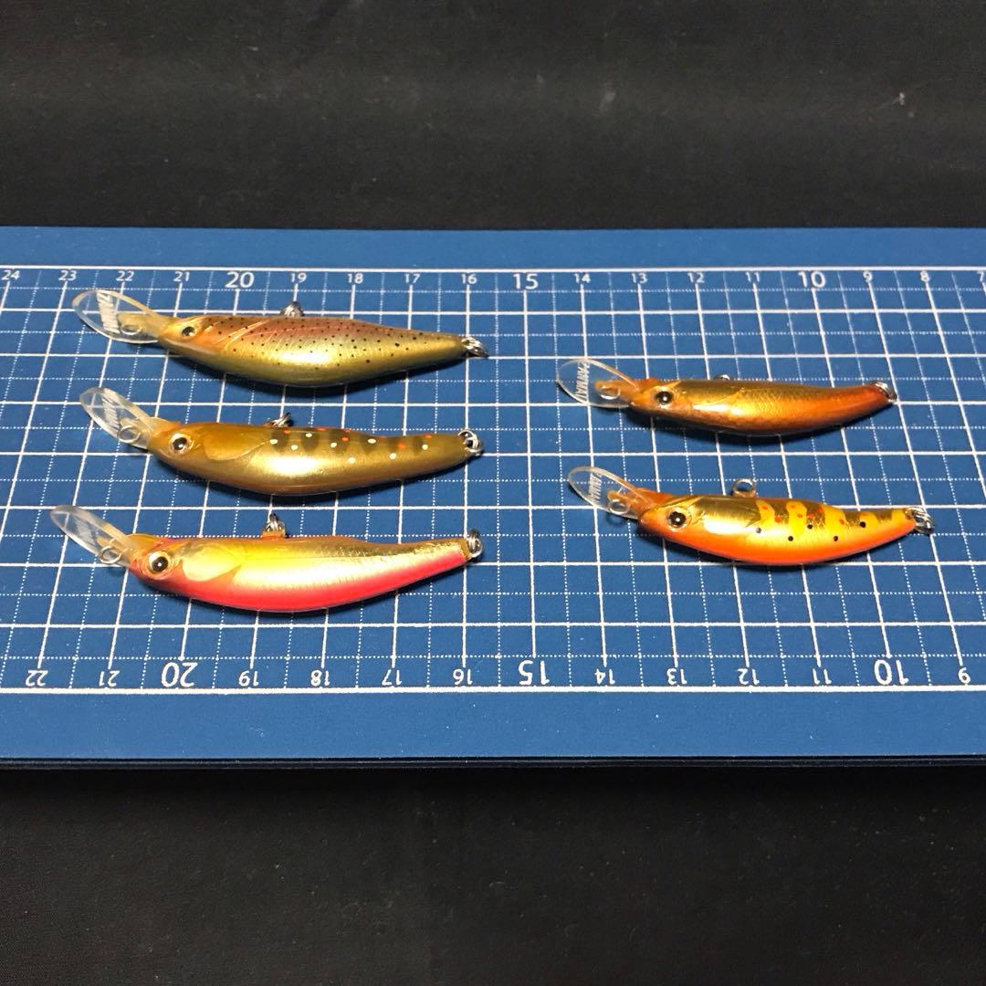 【匿名配送】ZANMAI ルアー MDミノー フローティング 5個セット