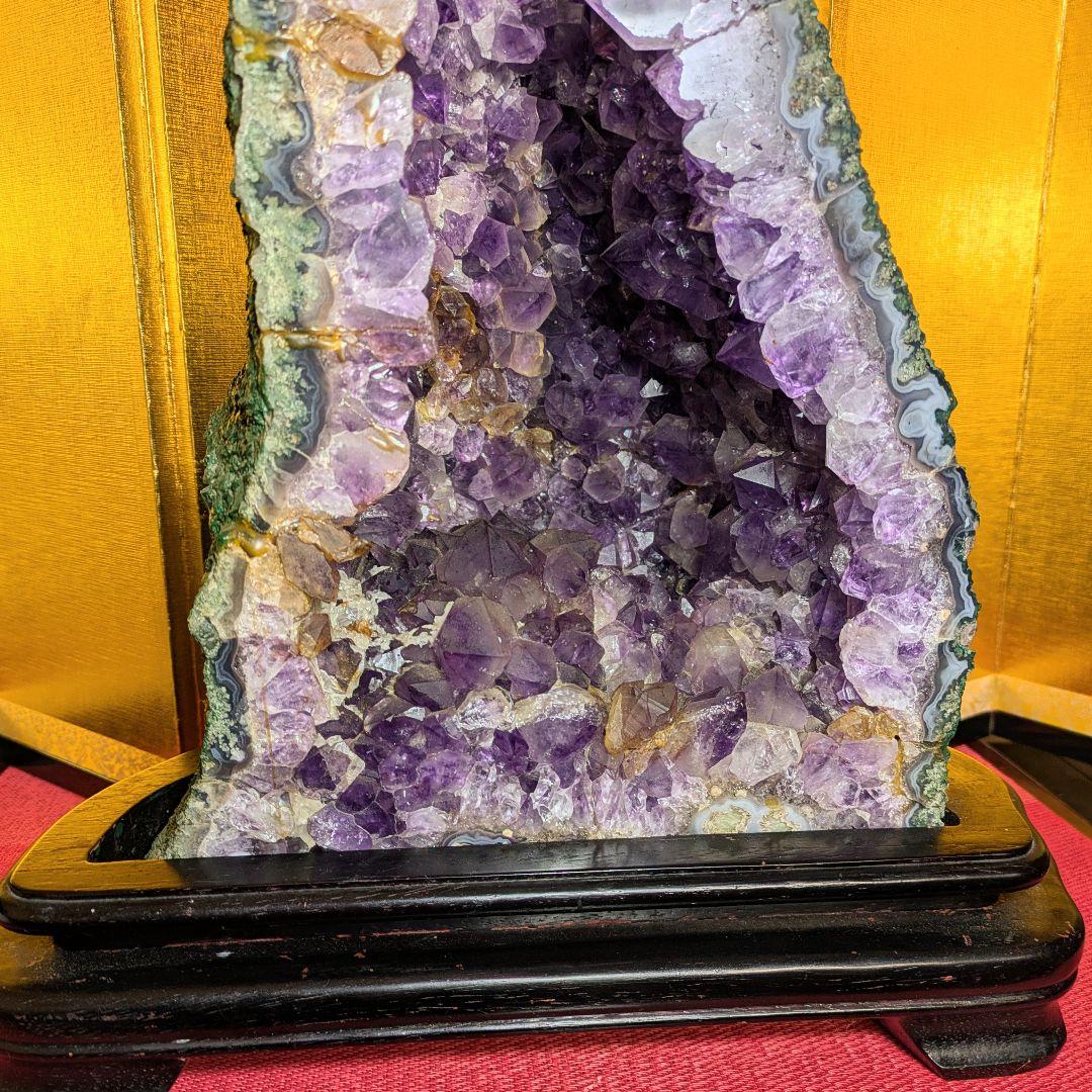 アメジストドーム 11.7㌔ 鑑賞石 観賞石 水石 盆石 天然石 鉱物 紫水晶