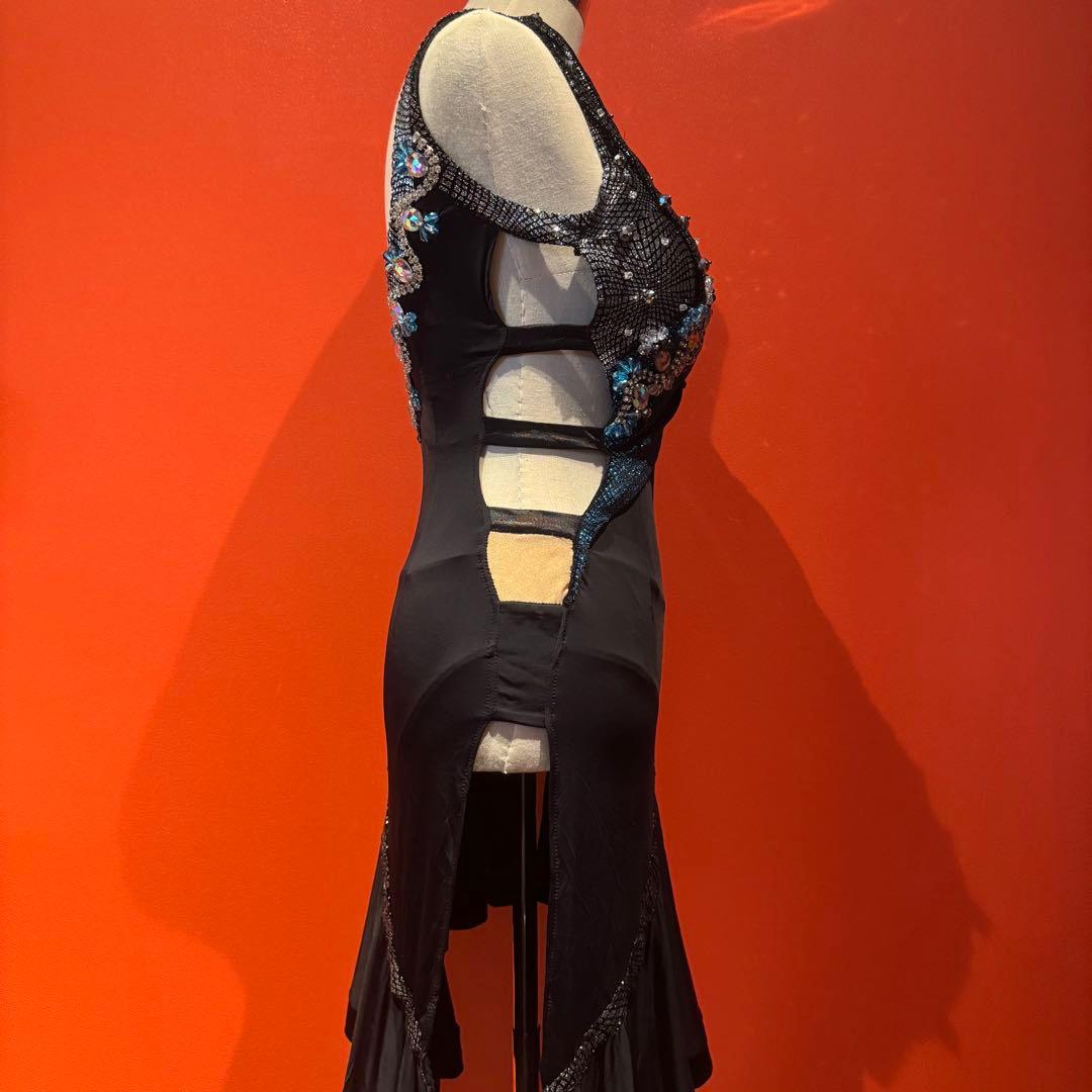 社交ダンス用アシンメトリックドレス