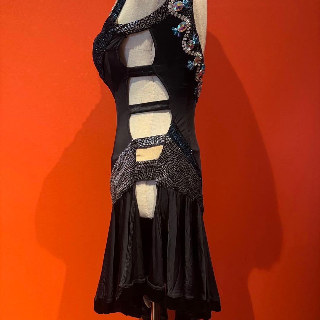 社交ダンス用アシンメトリックドレス