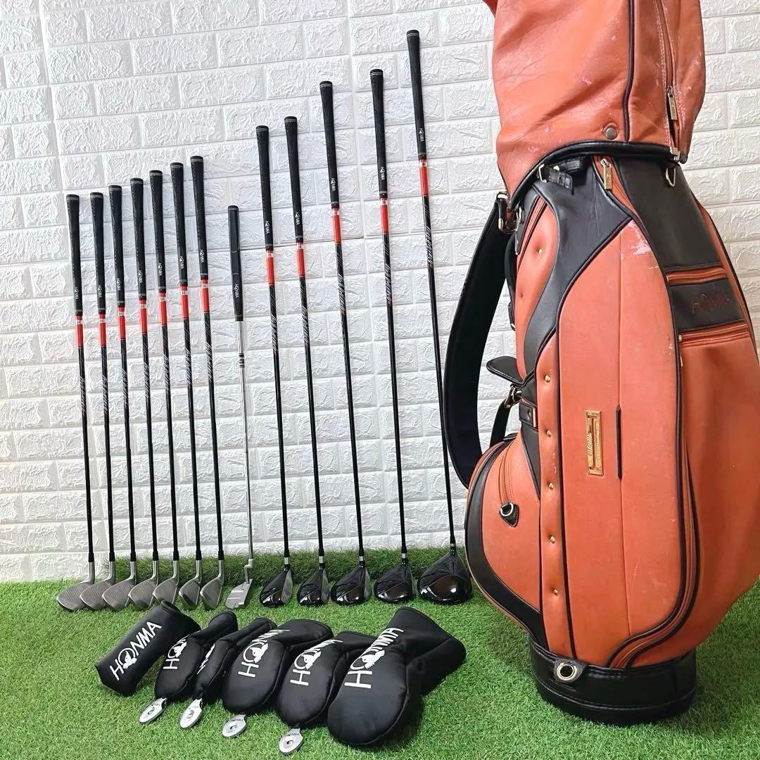 美品 HONMA ツアーワールドゼロ メンズゴルフクラブ豪華13本セット R