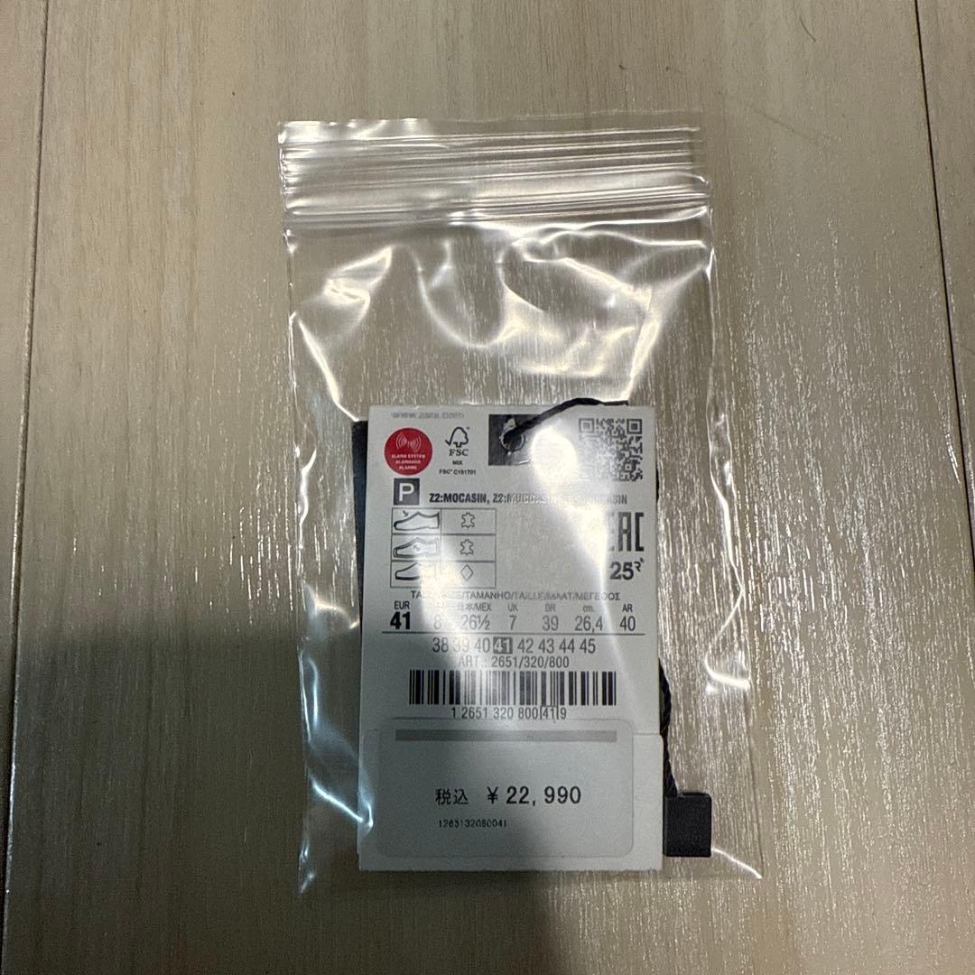 【新品未使用】CLARKS® × ZARA ローファー ブラック 41