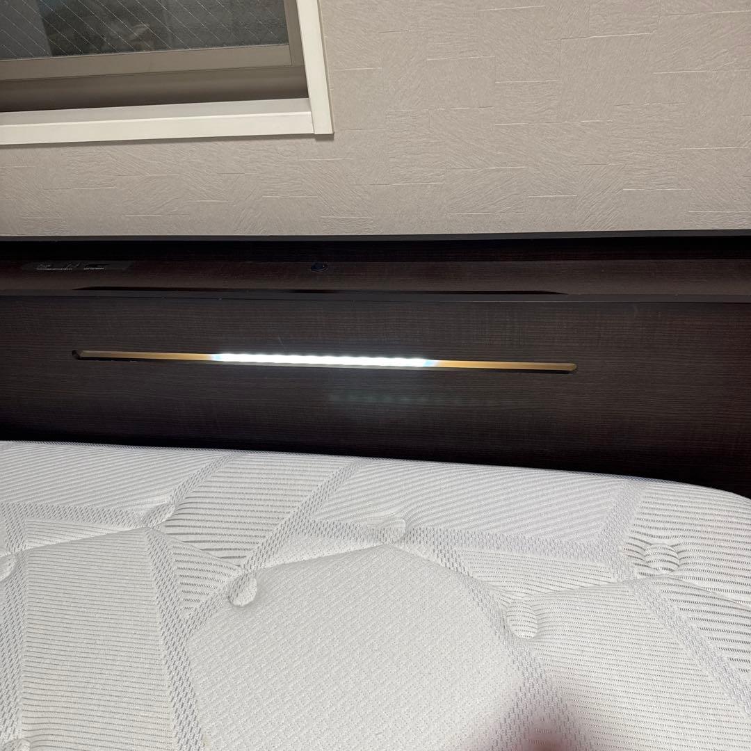 大塚家具 キングダウン レガリアロイヤルティIIセミダブルベッド 跳ね上げ。