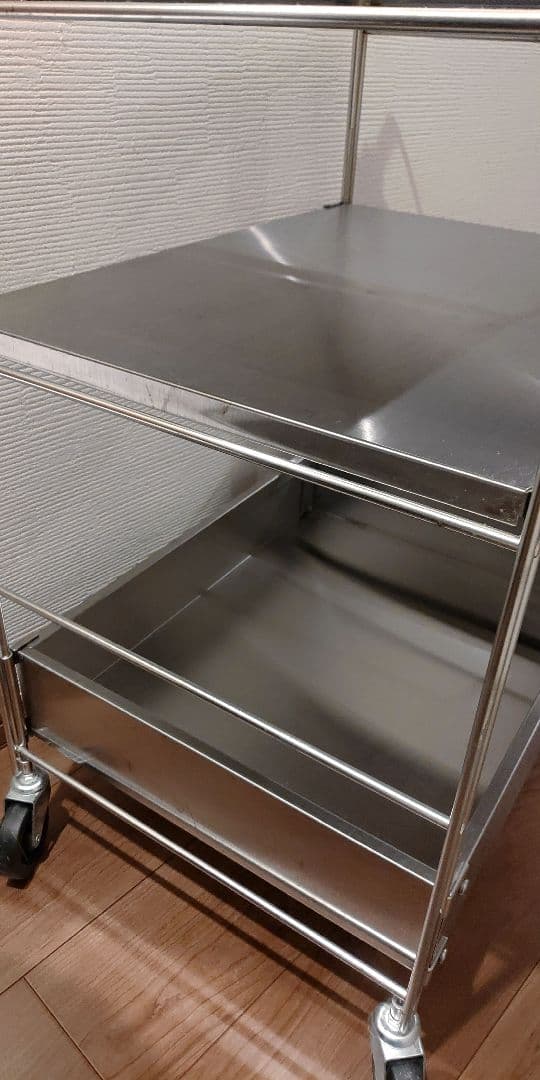 無印良品 ステンレスユニットシェルフワゴンセット