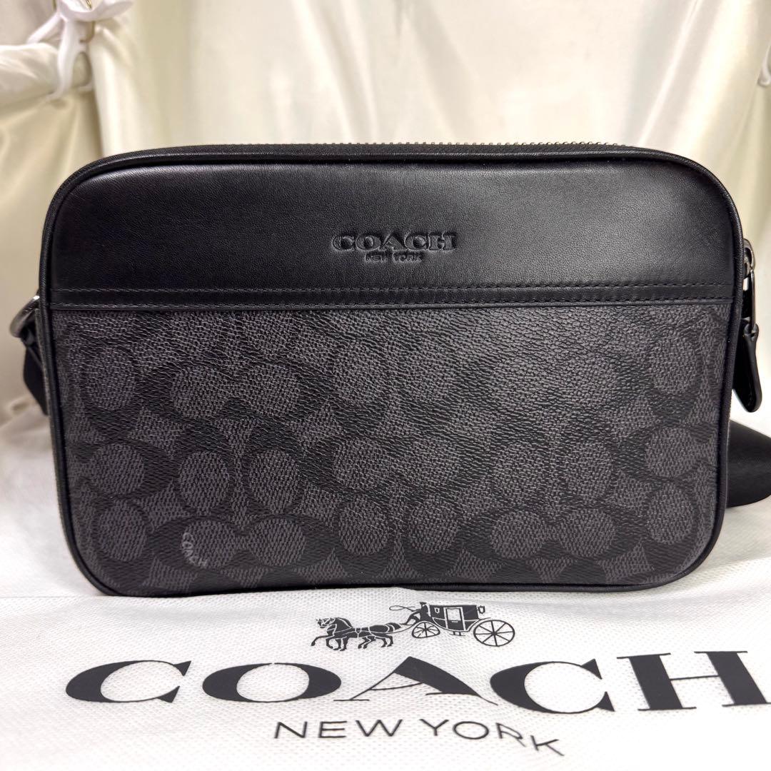 COACH コーチ　グラハム　クロスボディ　シグネチャーPVC 新品未使用