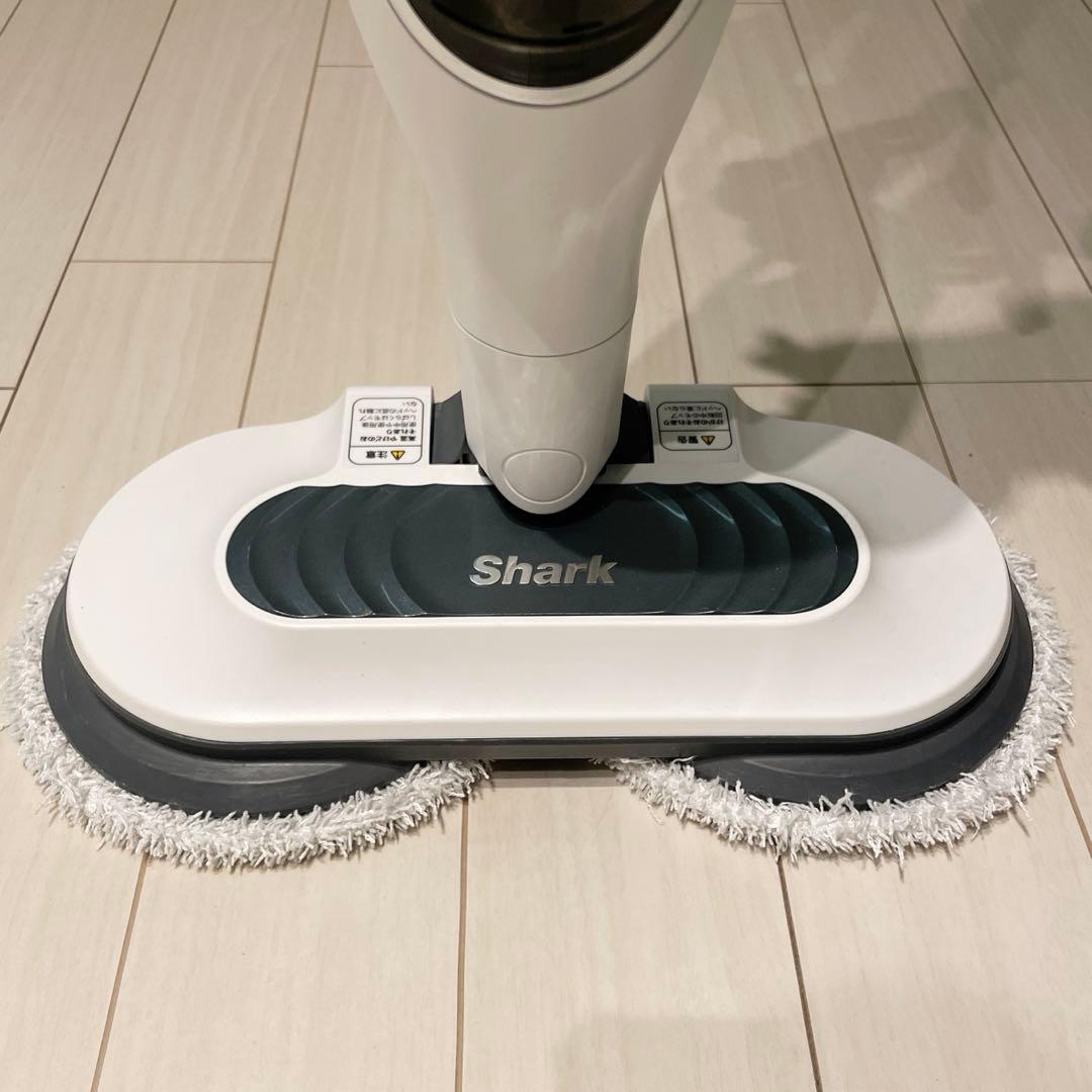 シャーク STEAM & SCRUB S7001JWH 回転スチームモップ