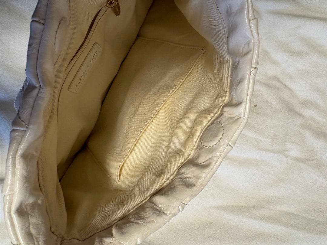 CHARLES & KEITH Duo ブレードチェーンハンドルホーボーバッグ