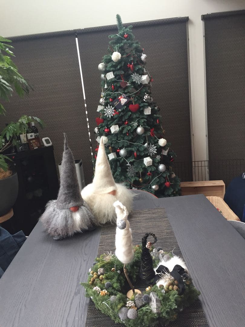 美品　クリスマスツリー 210cm 星型トッパー付き