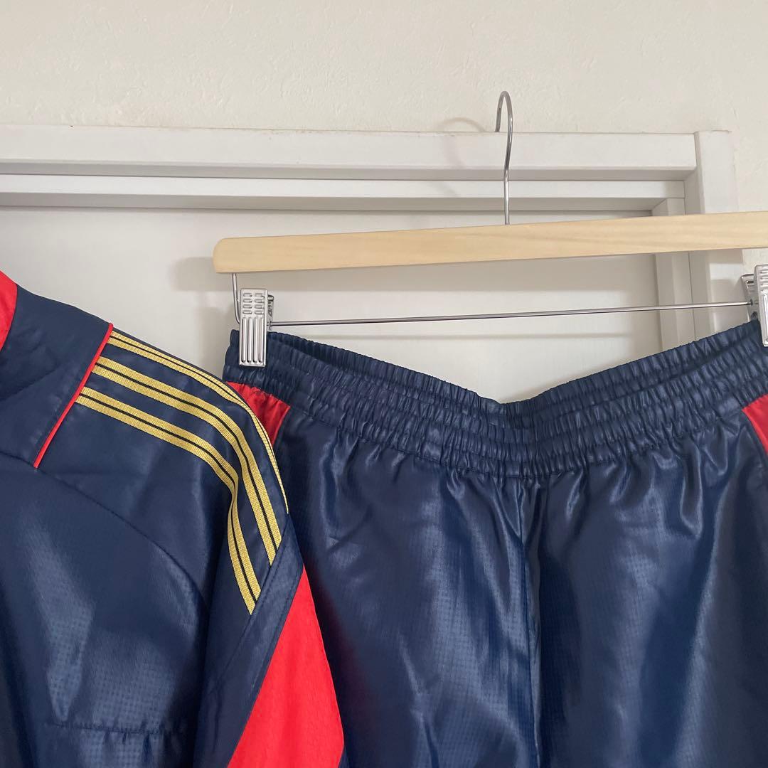 アディダスプロフェッショナル　ウインドブレーカー　上下セット　Lサイズ 裏起毛