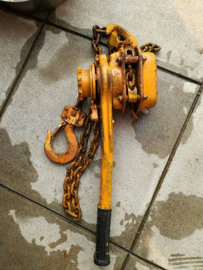 キトー レバーブロック 中古　1　1/2 KITO　荷締　チェーンブロック L4