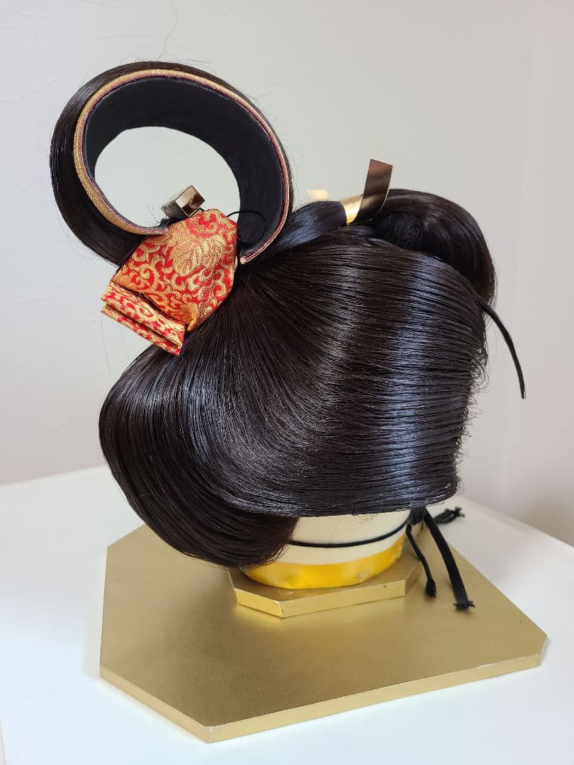 ダイゴロ　花嫁かつら・かんざし4点セット　専用ケース付き