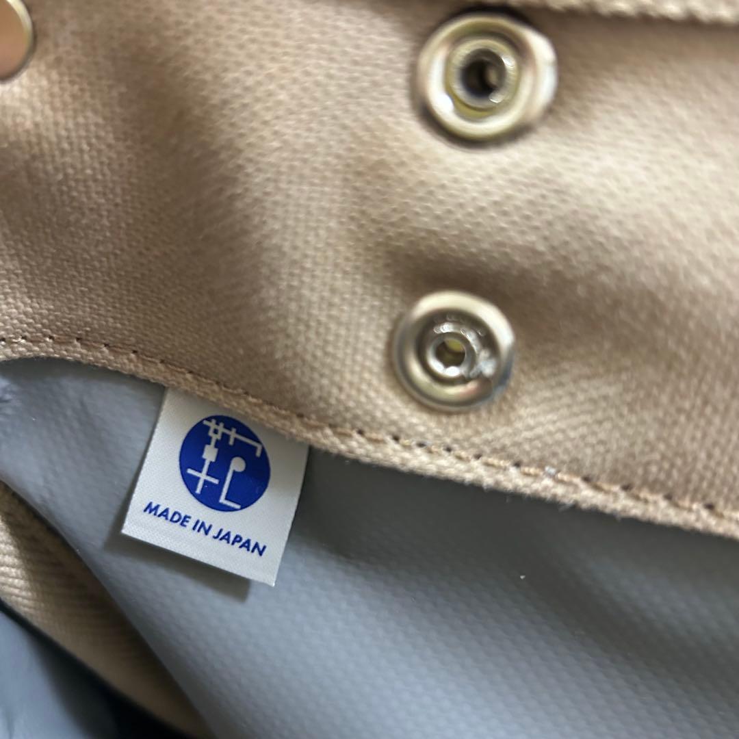 未使用　PORTER ポーター メッセンジャーバッグ キャンバス 無地 ベージュ