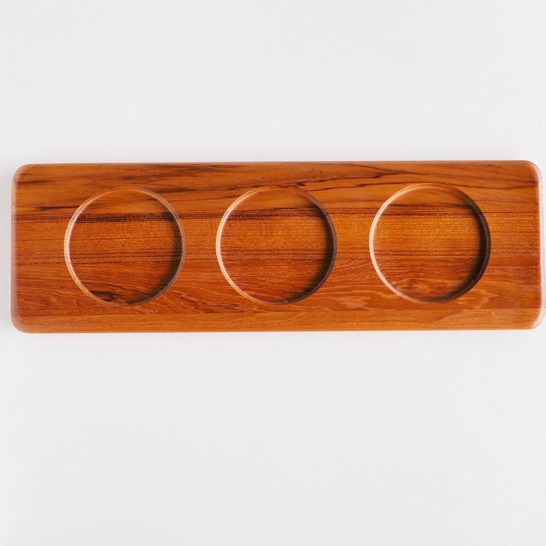 デンマーク製 DIGSMED チークトレイ ステンレスディッシュ 北欧