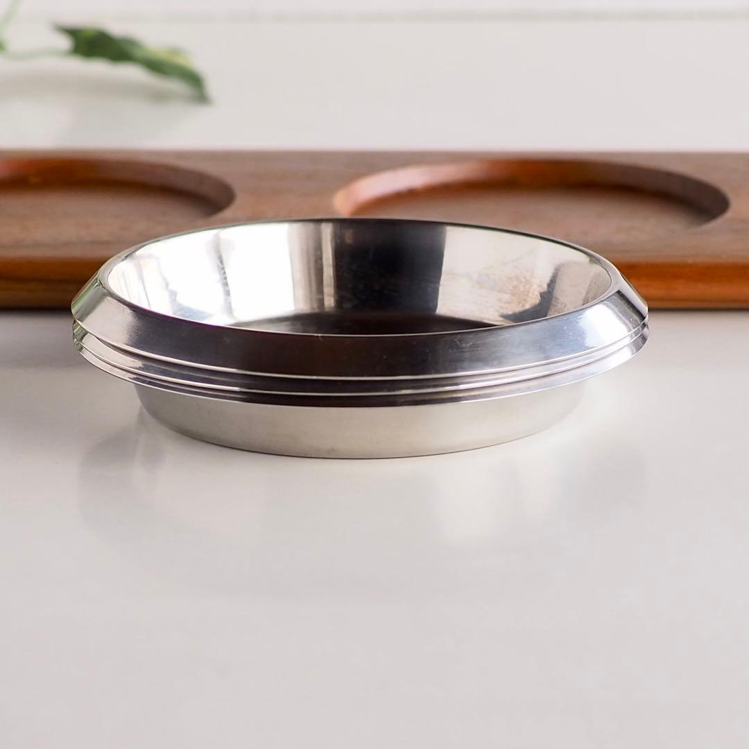 デンマーク製 DIGSMED チークトレイ ステンレスディッシュ 北欧