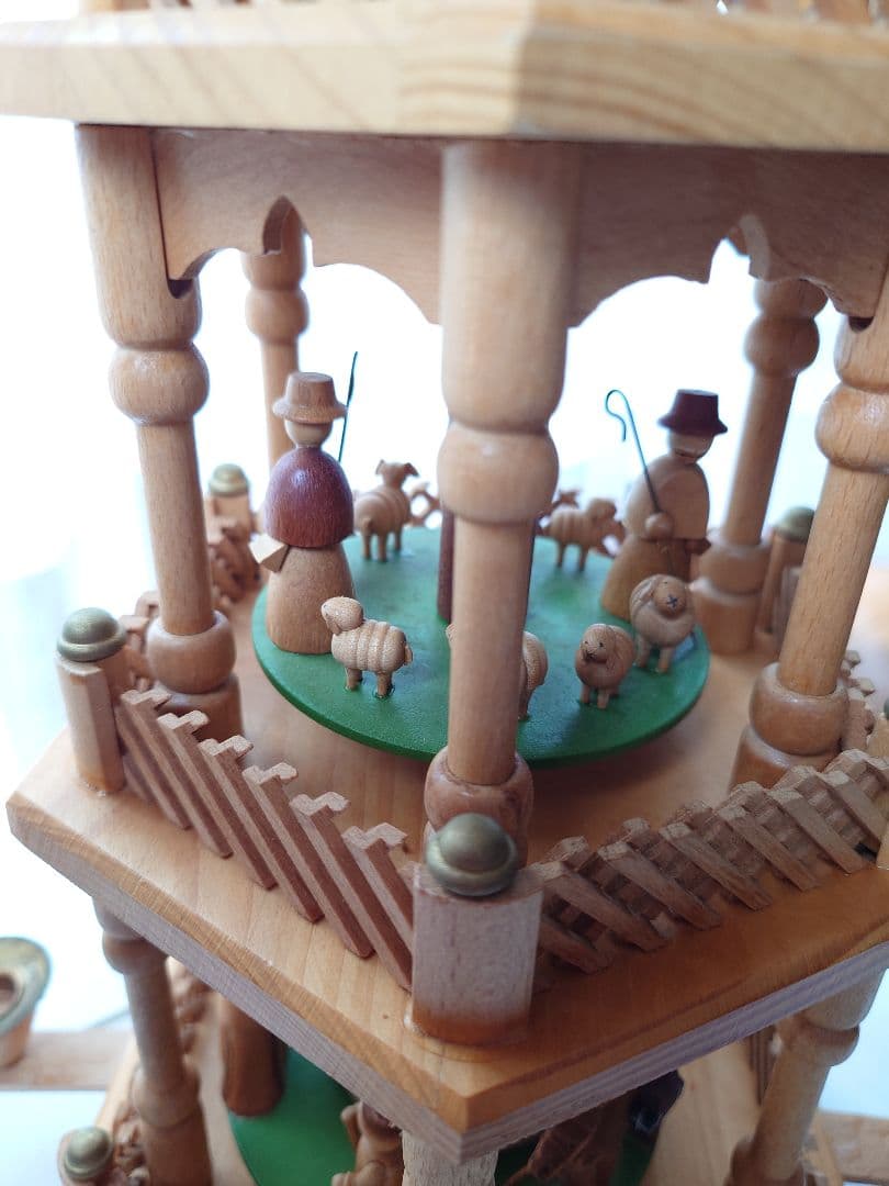 bunbunbunドイツ製　木製　クリスマスピラミッド