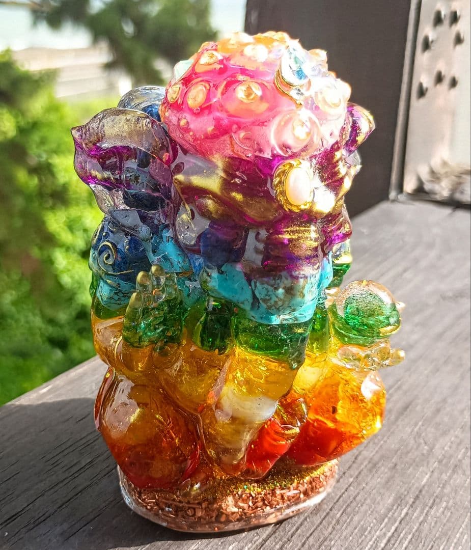 CHAKRA✧COLOR✧ガネーシャ神✧オルゴナイト