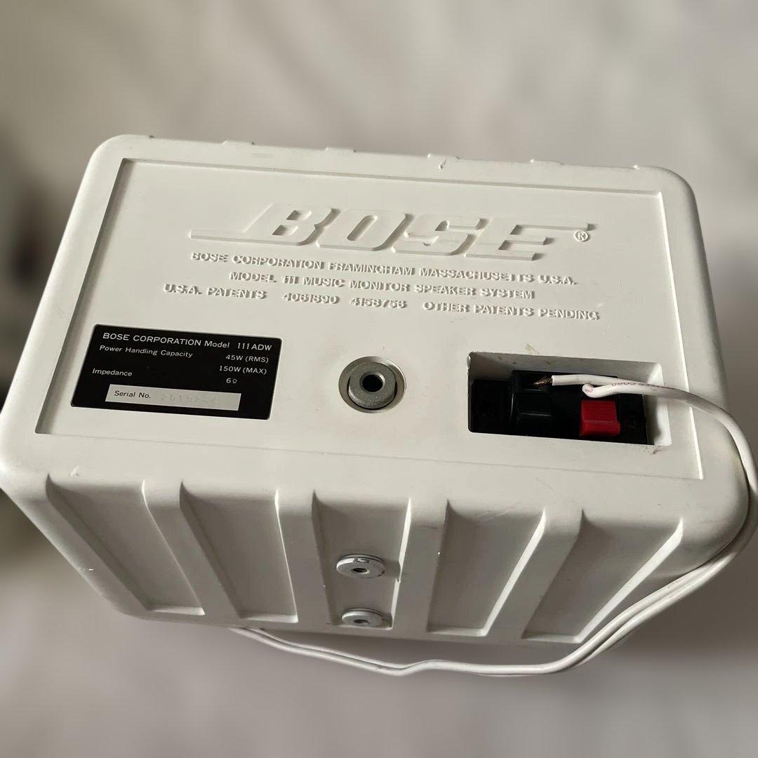 BOSE 111ADW ホワイト スピーカー