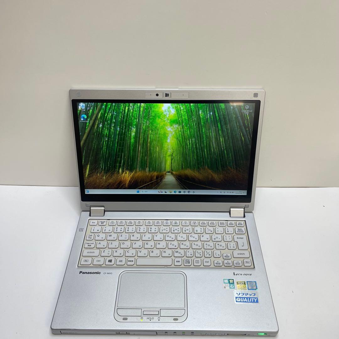 Windowsノート本体 #758 PANASONIC CF-MX5 i5-6300U 4GB 128Gb