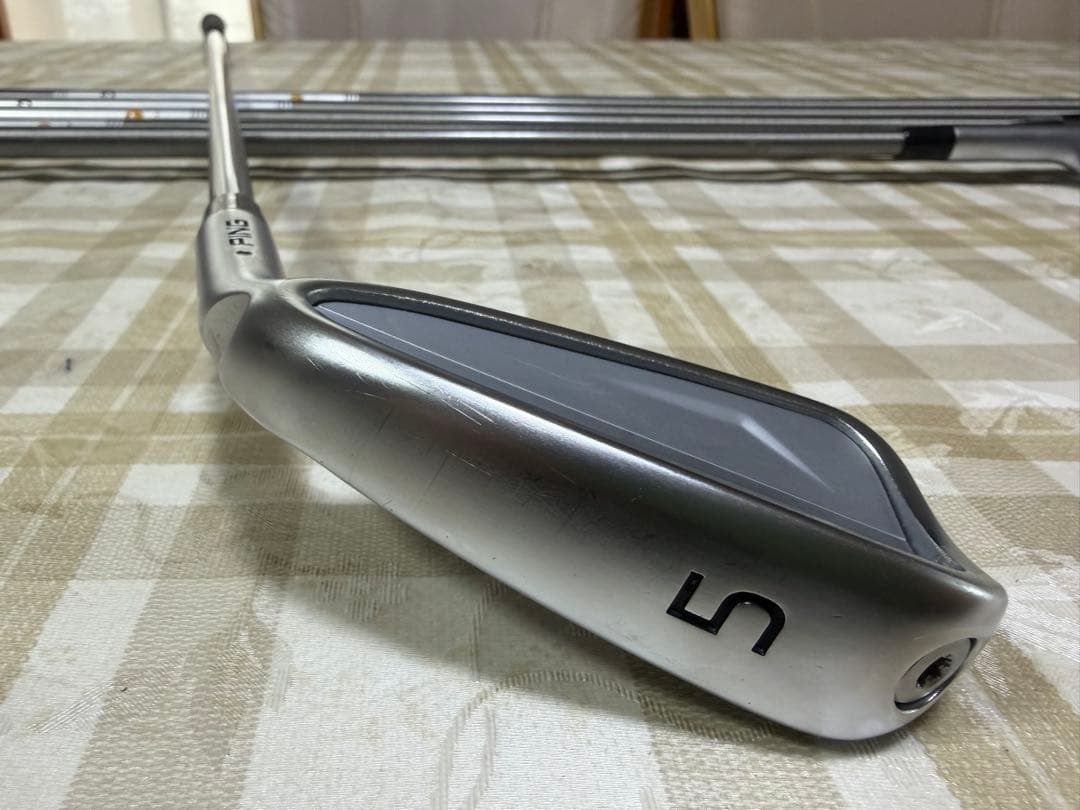 PING i230 Steel Fiber i80 R 5〜W 6本 黒ドット