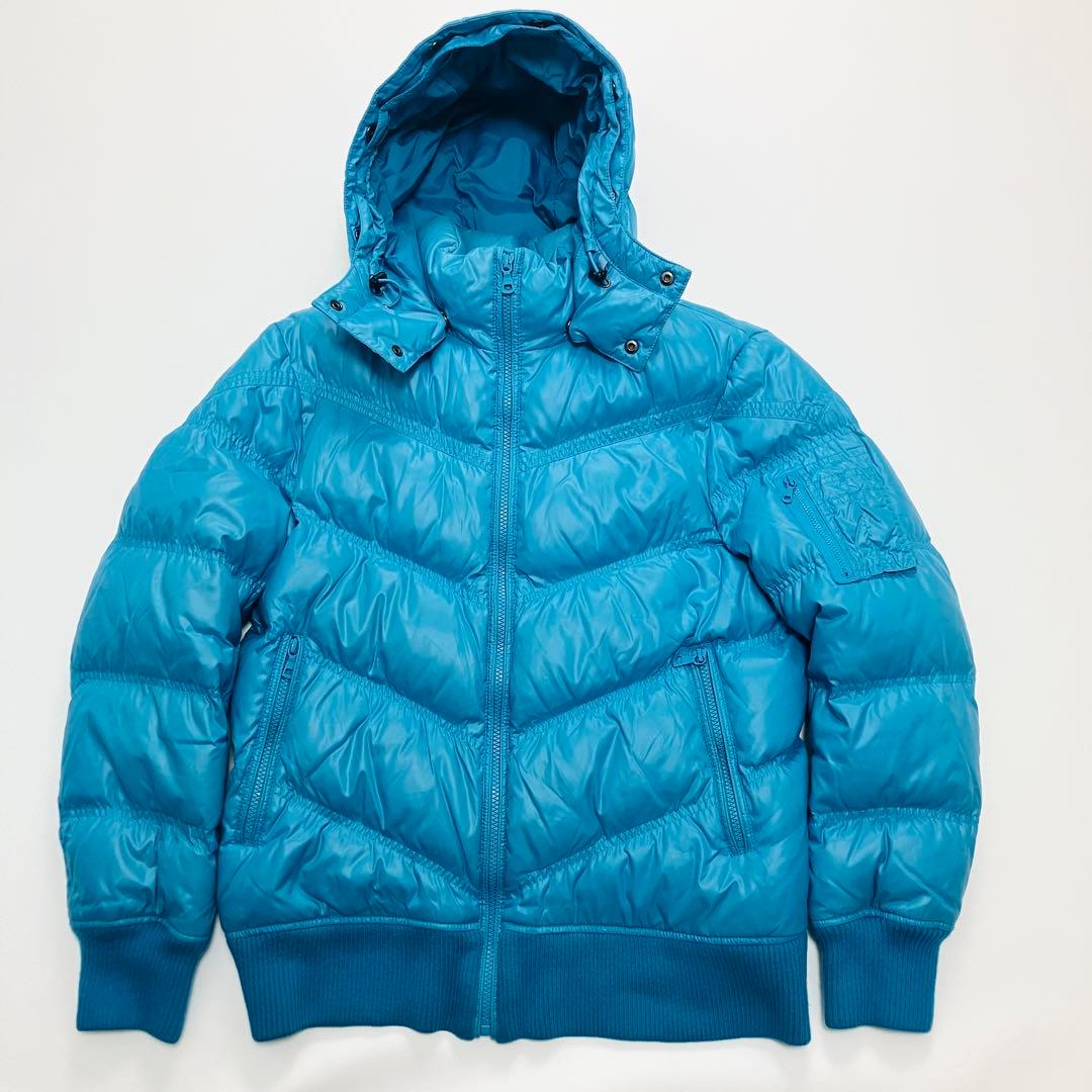 3WAY ユニクロ　ダウンジャケット　Y2K 平成　お兄系　光沢　ファー　M