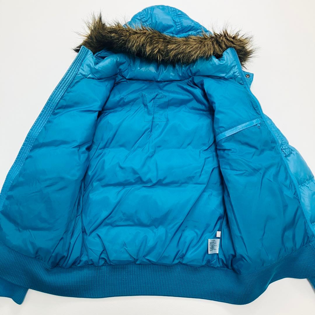 3WAY ユニクロ　ダウンジャケット　Y2K 平成　お兄系　光沢　ファー　M