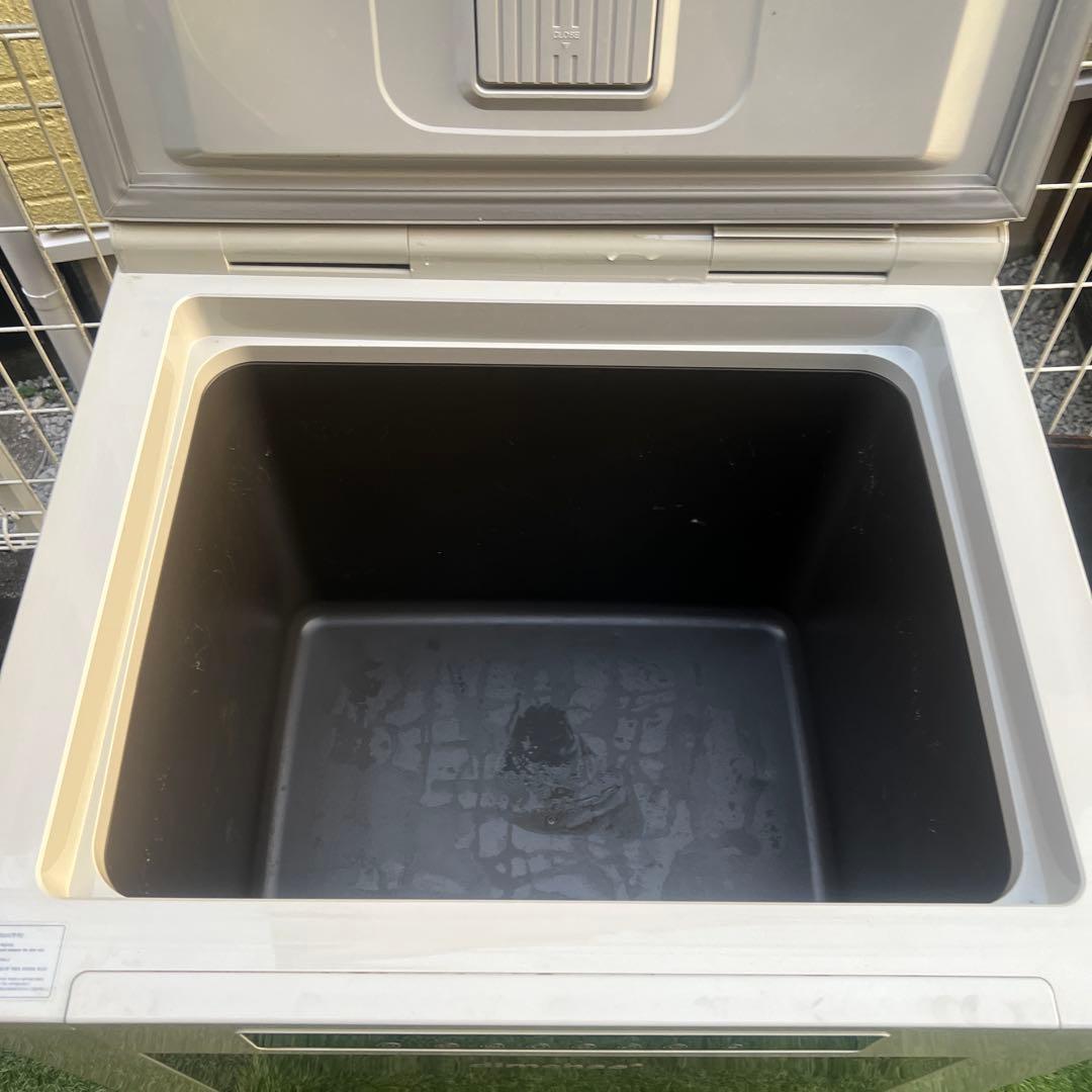 dimchae 冷凍庫 ホワイト/ブラウン