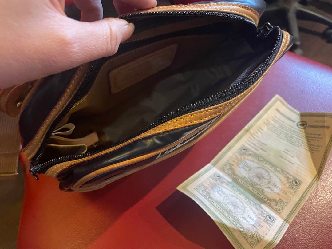 ☆美品 ハンティングワールド ウェストポーチ ウエストバッグ レディース メンズ