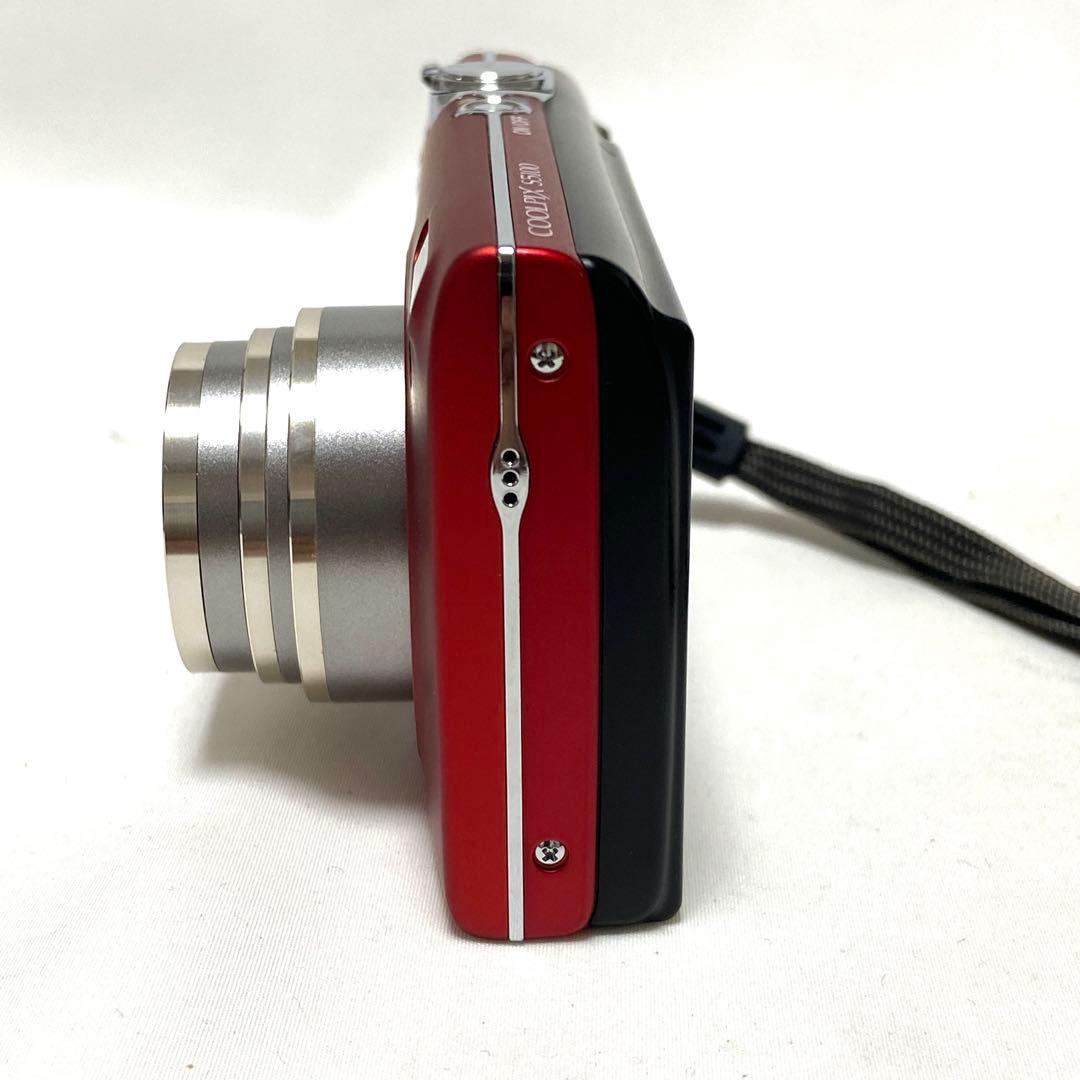 Nikon COOLPIX S5100 レッド ニコン コンデジ デジカメ