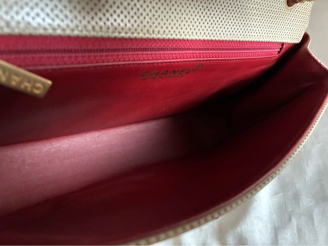 にこにこ 様♡CHANEL バイカラー　レザーショルダーバッグ