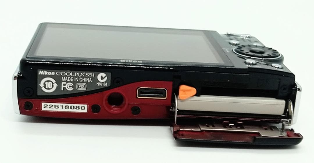 Nikon COOLPIX S51 8.1MP 3X zoom レッド 美品