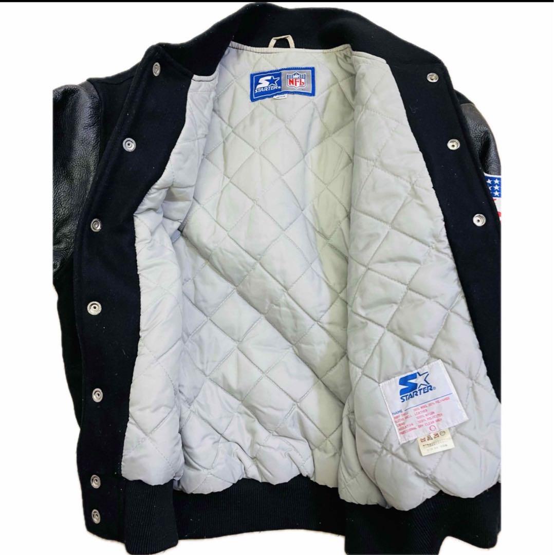 NFL RAIDERS メルトンレザースタジャSTARTER