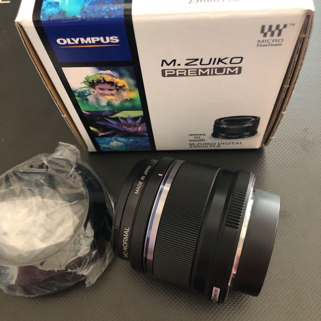 【値下げします】OLYMPUS M25F1.8 ブラック
