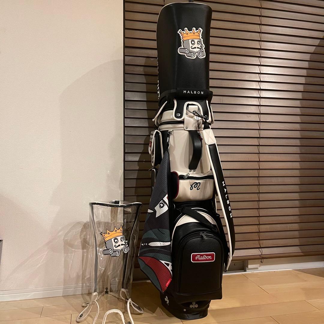 即発送 25新作 MALBON マルボンゴルフ キャディバッグ KING