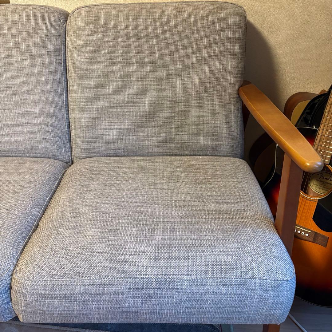 【値下げ】IKEA EKENÄSETエーケネーセット　2人掛け　ソファ　グレー