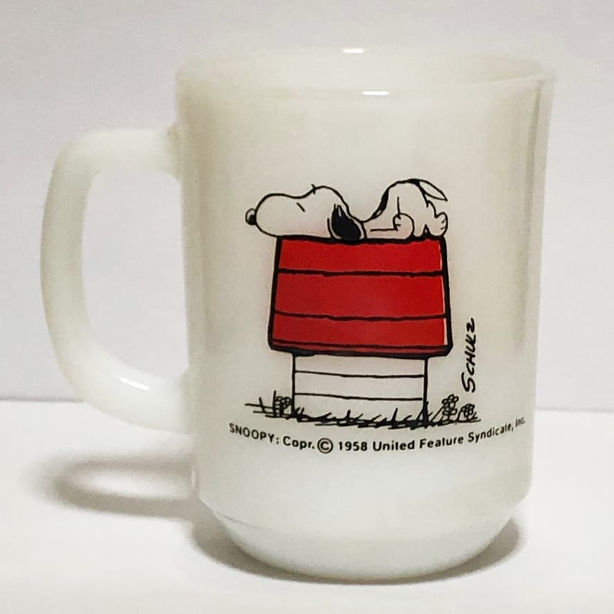 ファイヤーキング　スヌーピー マグカップ モーニングアレルギー　１点　#001