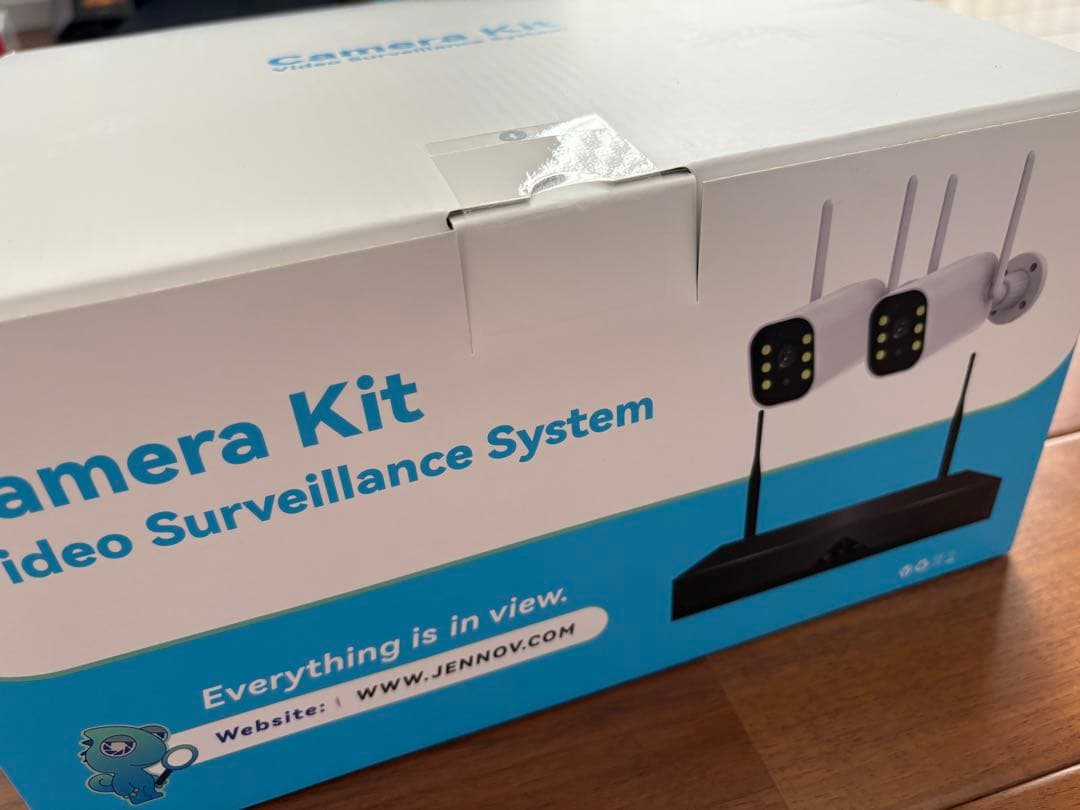 とし【500万画素・信号強化】防犯カメラ 屋外 2台 モニター付き