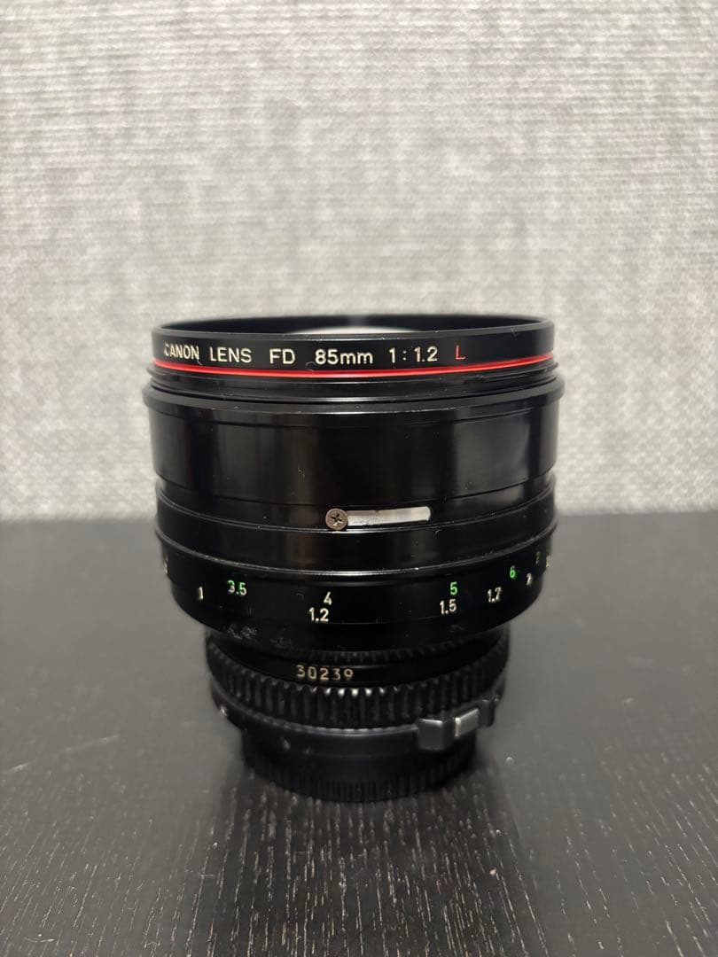 レンズ(単焦点) Canon LENS FD 85mm 1:1.2 L