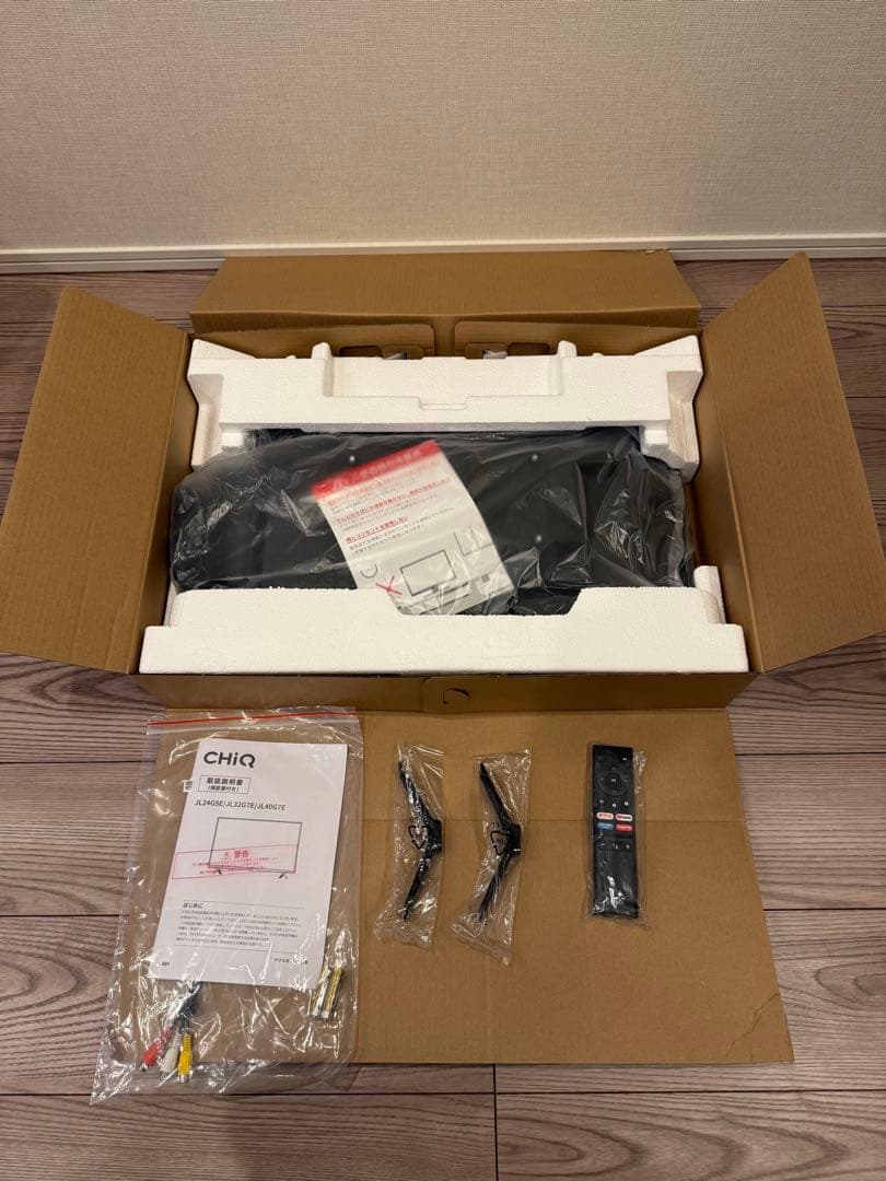 チューナーレス スマートテレビ24型androidTV JL24G5E CHIQ