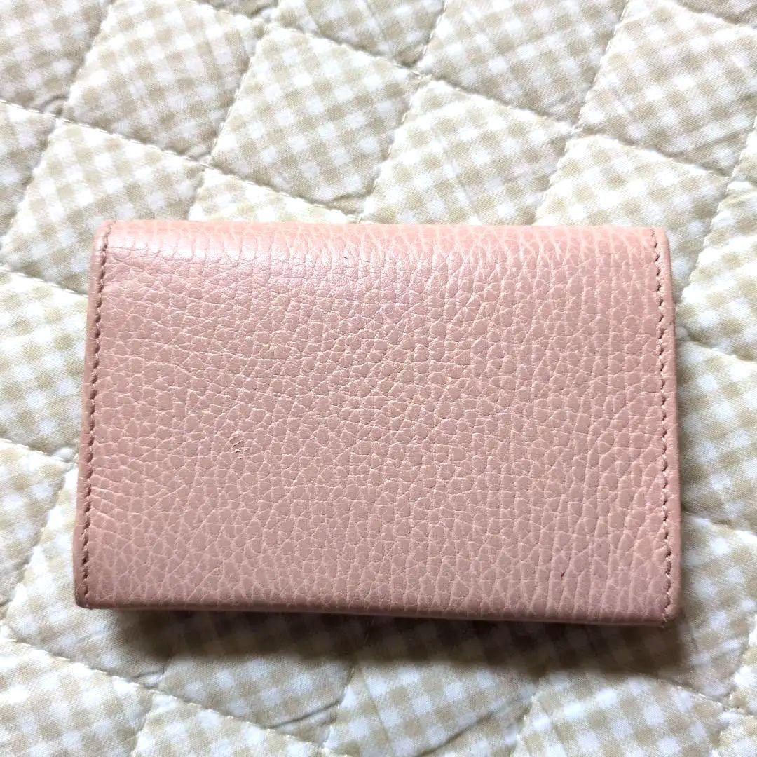 GUCCI♥ダブルG　名刺入れ　カードケース　ピンク
