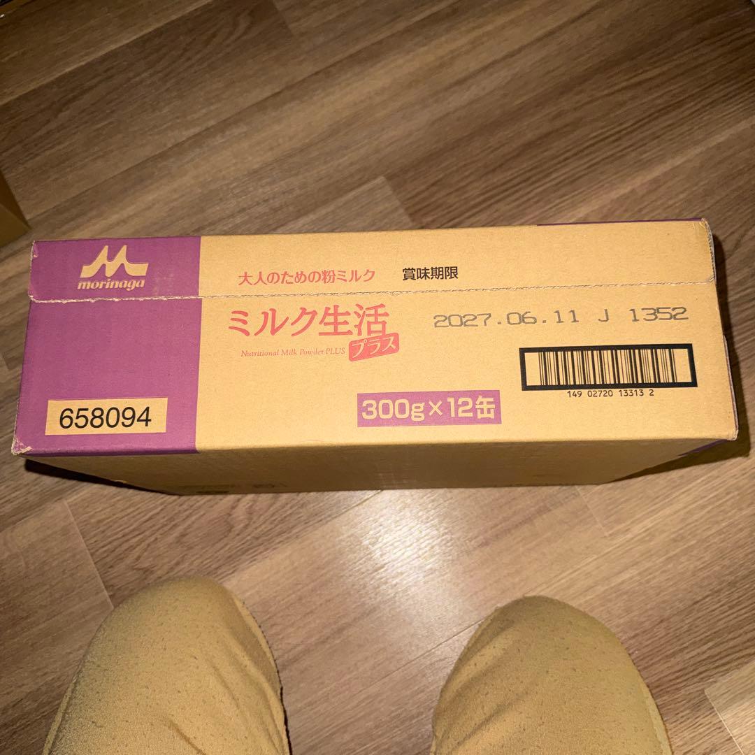 morinaga ミルク生活 プラス 300g x 12缶