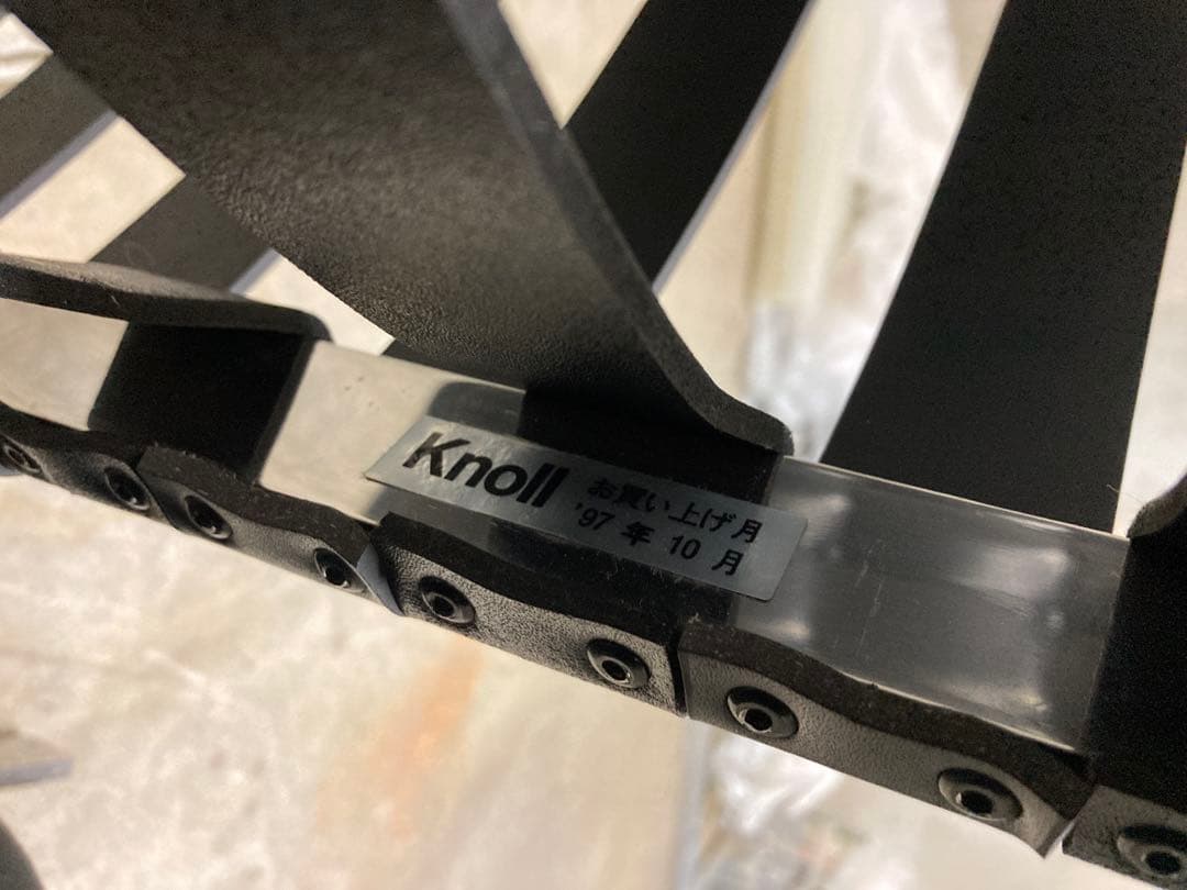 定価140万! 名作 良品 正規Knoll 黒 バルセロナ チェア　オットマン