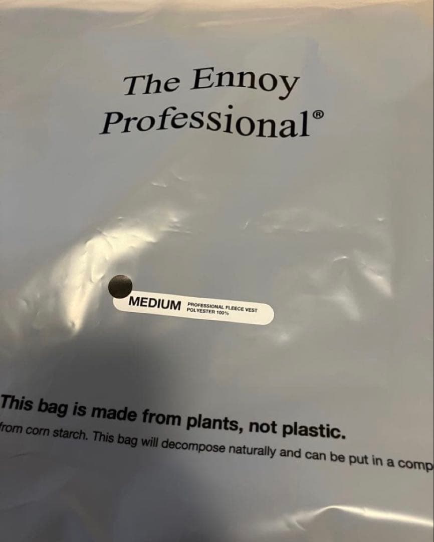 ennoy PROFESSIONAL FLEECE VEST （BLACK） Ｍ