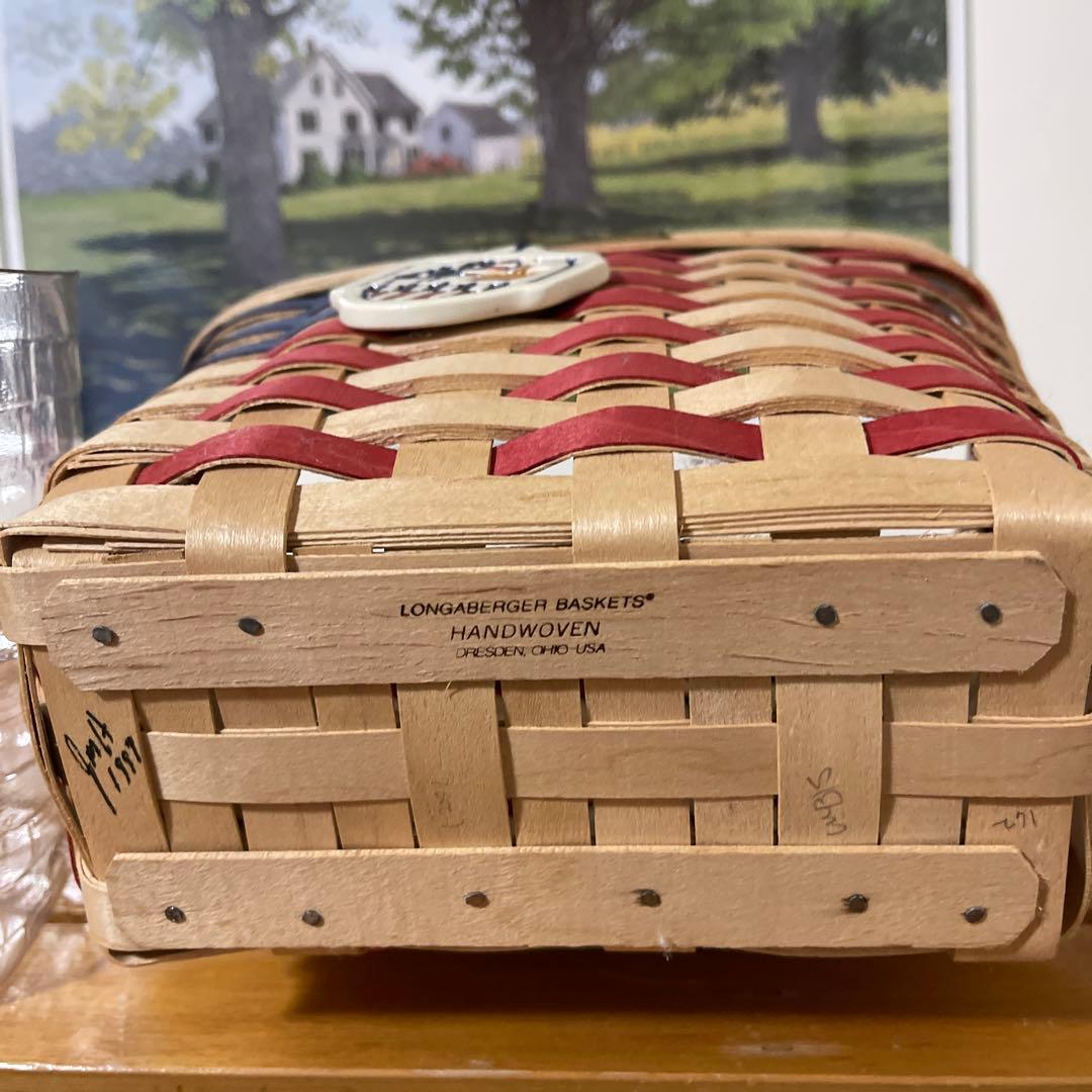 ロンガバーガーバスケット　longabergerバスケット　小物入れ