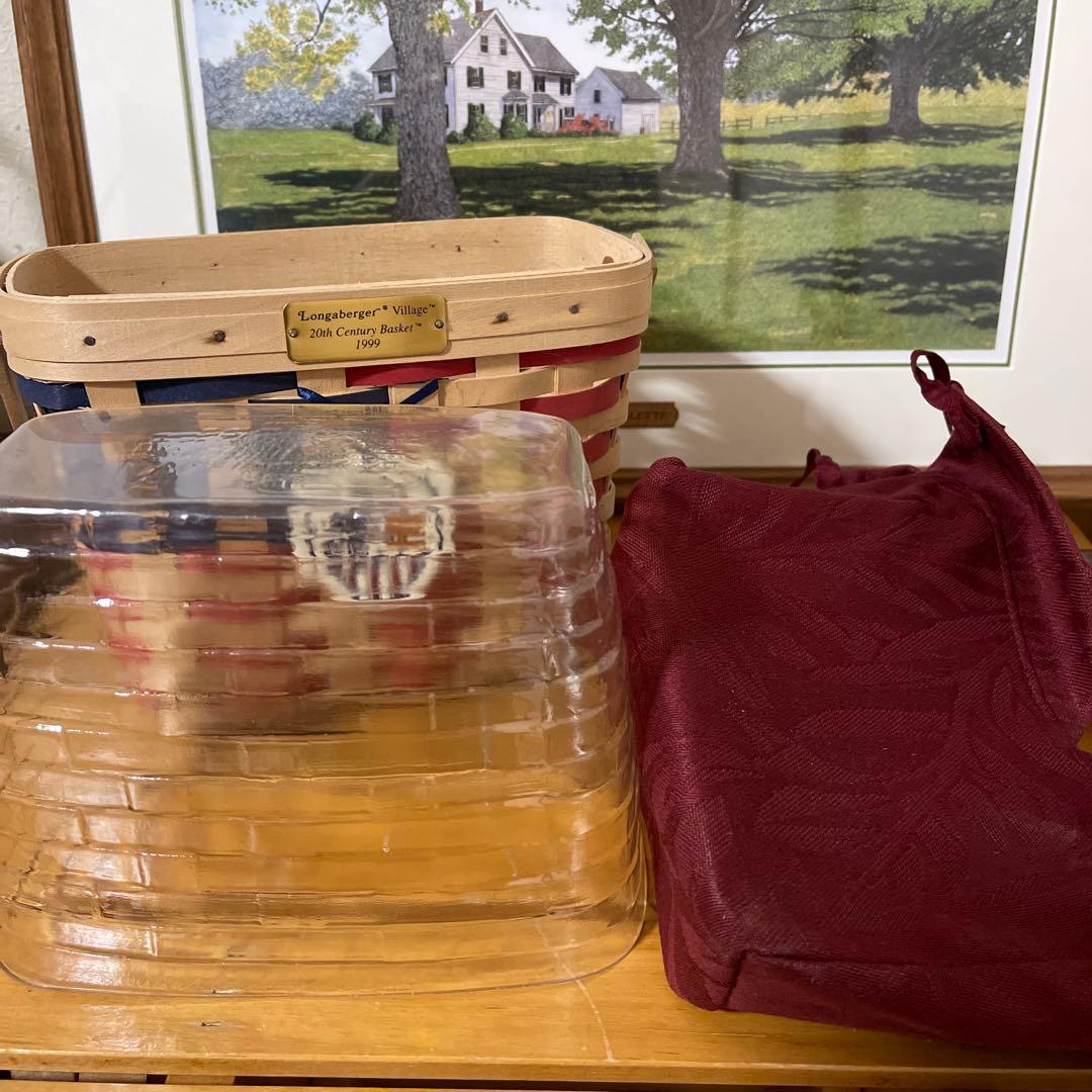 ロンガバーガーバスケット　longabergerバスケット　小物入れ