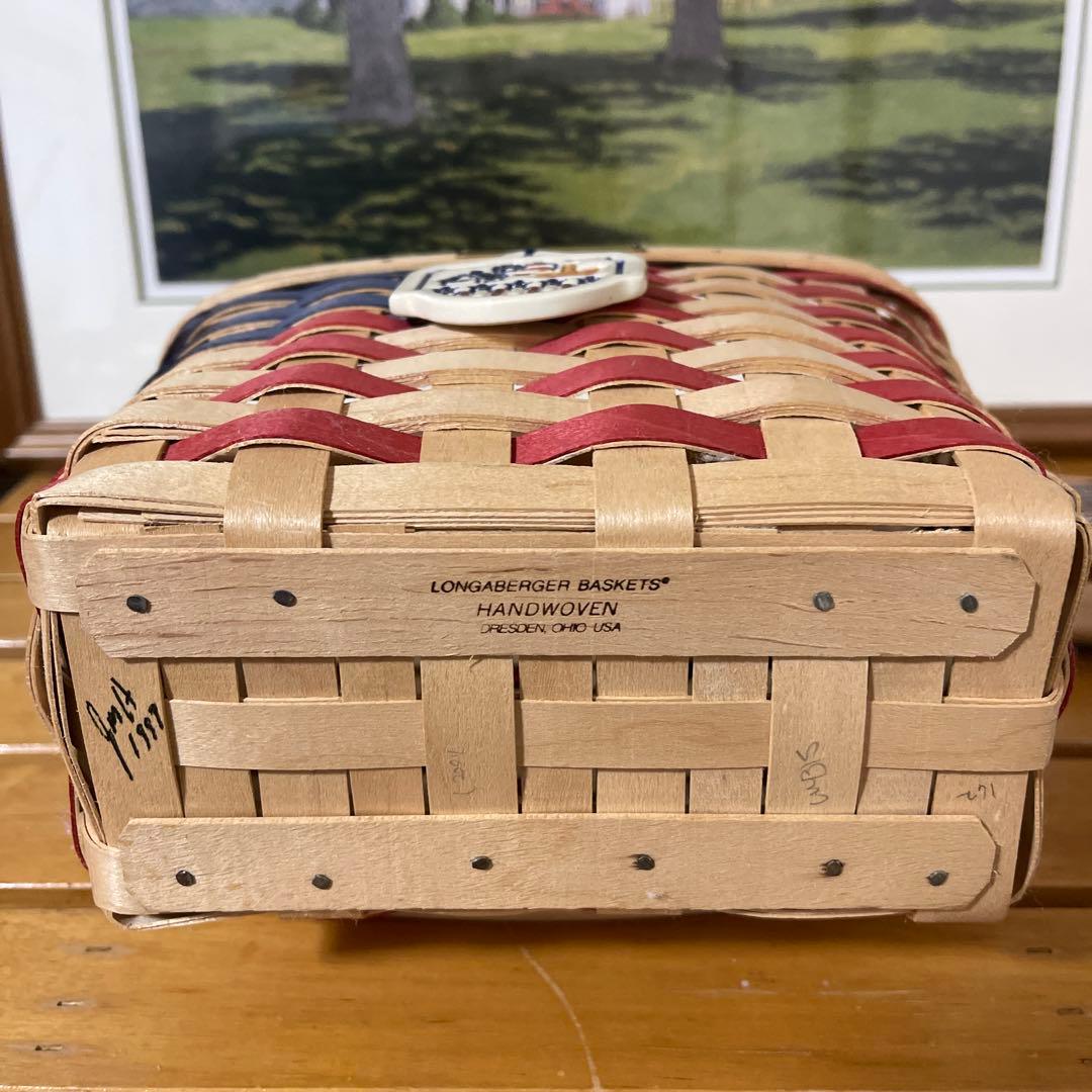 ロンガバーガーバスケット　longabergerバスケット　小物入れ
